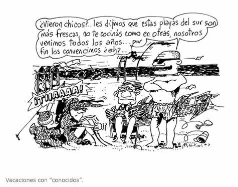 Vacaciones con «conocidos»